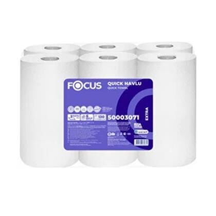 FOCUS Havlu Quick Extra 20,7 cm x 130 Metre - 6 adet (Koli)