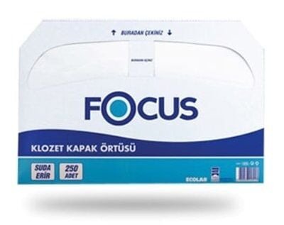 FOCUS Klozet Kapak Örtüsü - 250 Yaprak x 10 Adet (Koli)