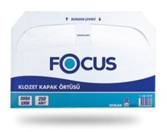 FOCUS Klozet Kapak Örtüsü - 250 Yaprak x 10 Adet (Koli)