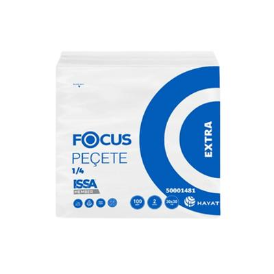 FOCUS Peçete Extra 30x30 cm - 100 Yaprak x 24 Adet (Koli)