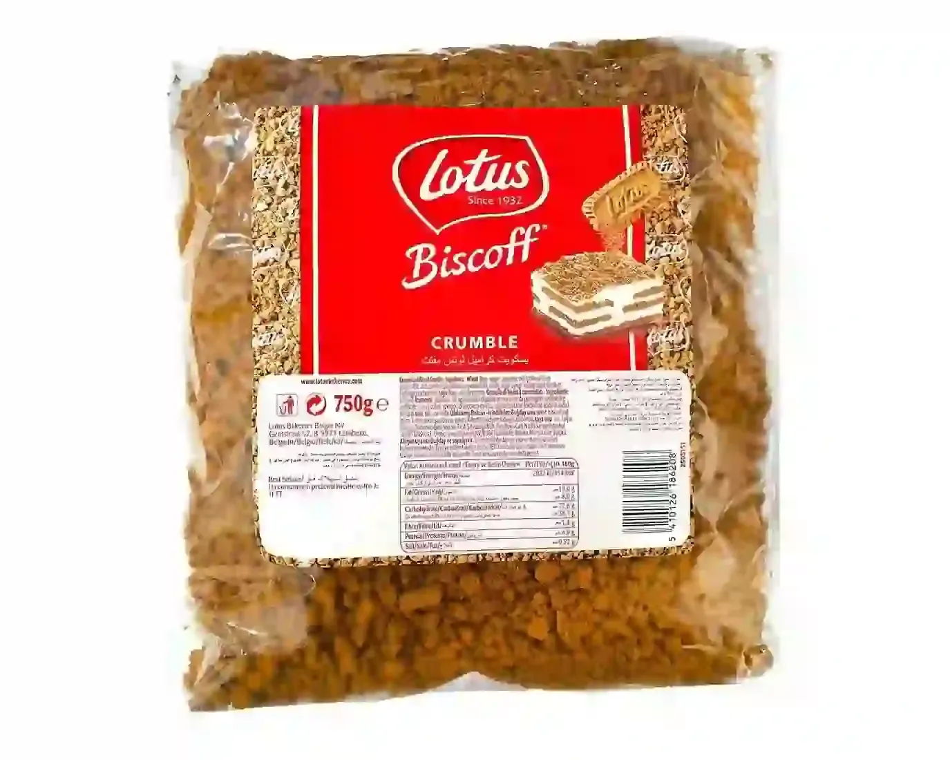 Lotus Biscoff Crumble Bisküvi Kırığı 750gr X 8 Adet - 1 Koli