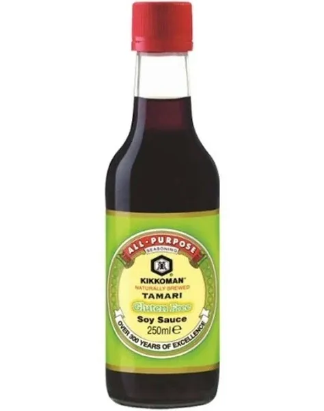 Kikkoman Tamari Glutensiz Soya Sosu 250 Ml. X 6 Adet - 1 Koli