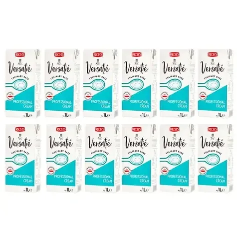 Rich's Versatie Profesyonel Şekersiz Krema 1 Litre X 12 Adet - 1 Koli