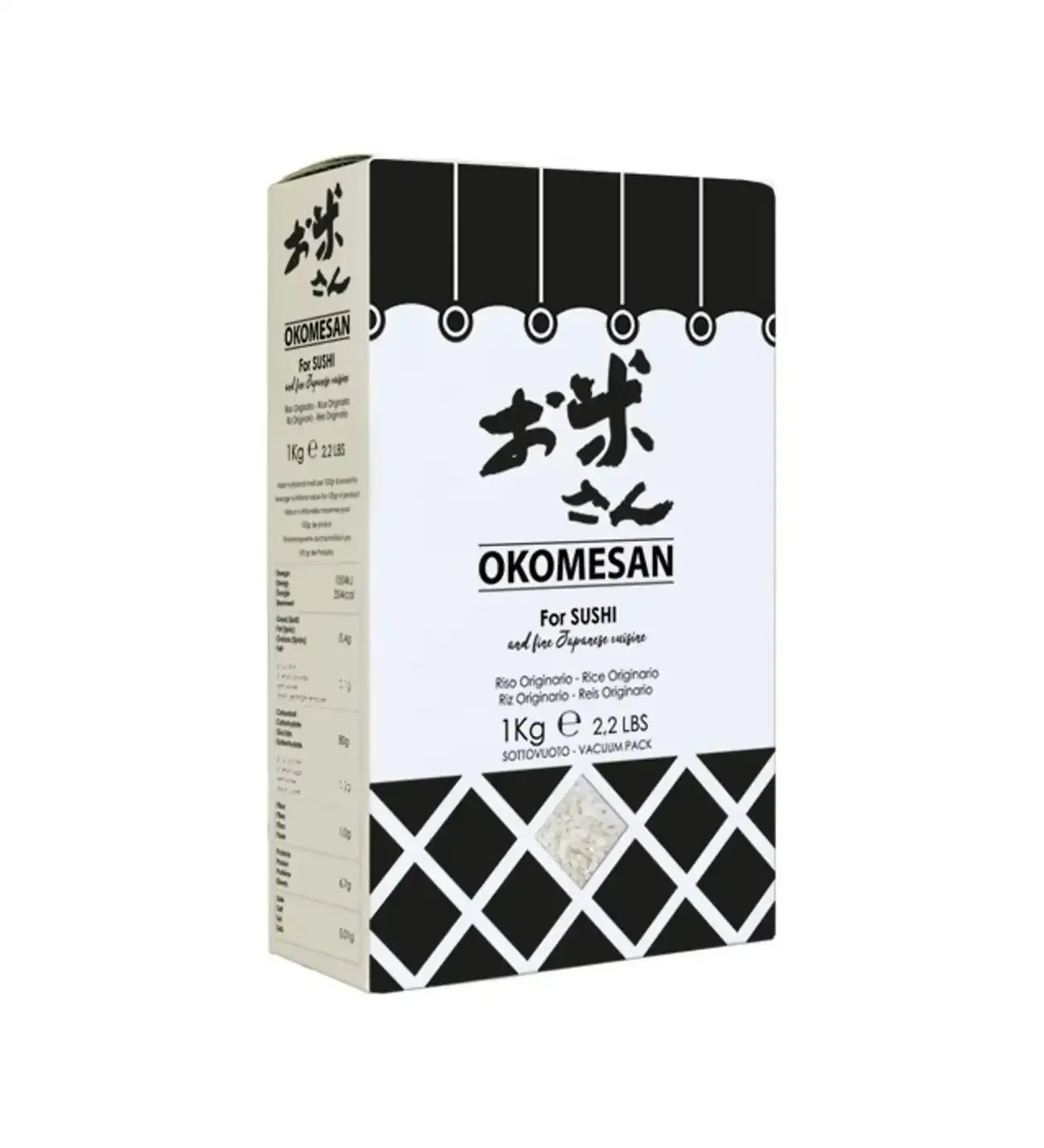 Okomesan Sushi Pirinci 1KG X 10 Adet - 1 Koli