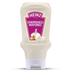 Heinz Sarımsaklı Mayonez Topdown 400GR X 12 Adet - 1 Koli