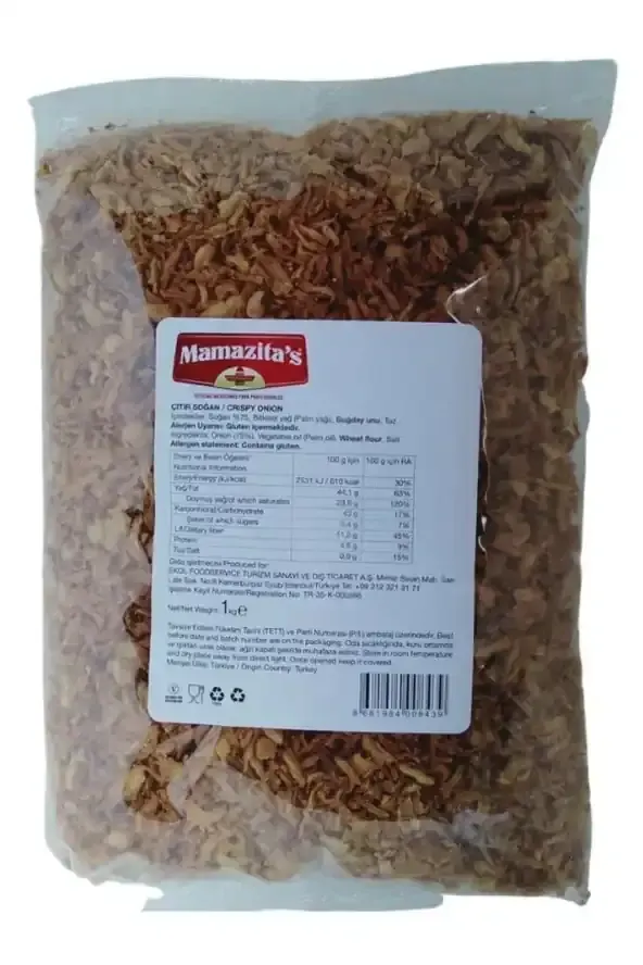 Mamazitas Kıtır Soğan 1Kg X 6 Adet (Koli)