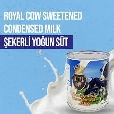 Royal Cow Şekerli Yoğunlaştırılmış Süt 390Gr X 48 Adet - 1 Koli