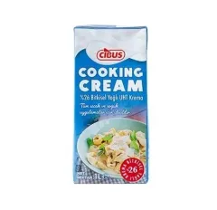 Cibus Krema Şekersiz Bitkisel (%26) 1Lt X 12 Adet - 1 Koli