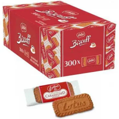 Lotus Biscoff Karamelize Bisküvi Tekli Paket X 300 Adet - Koli