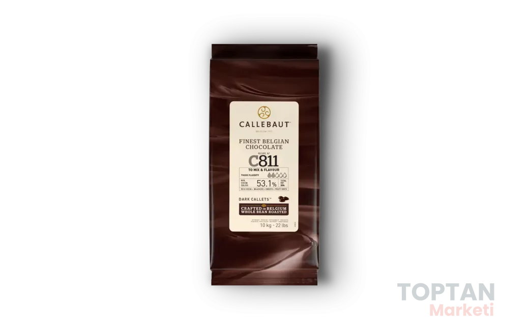 Callebaut C811 Bitter Küvertür Drop Çikolata 10 Kg
