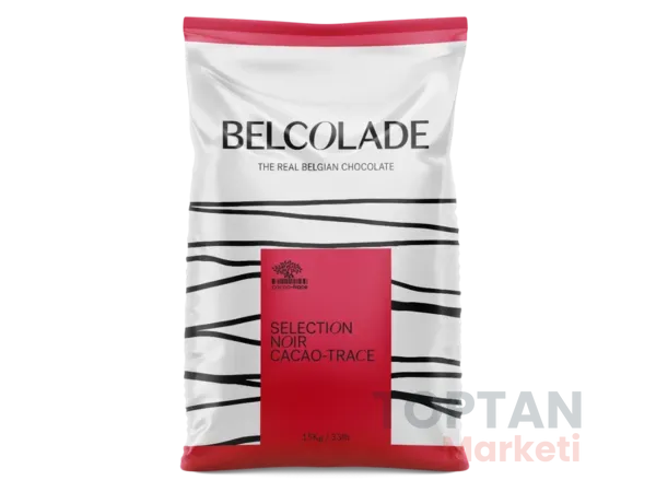 Belcolade Drop Küvertür Dark Bitter Çikolata 15kg Noir Selection C501/J
