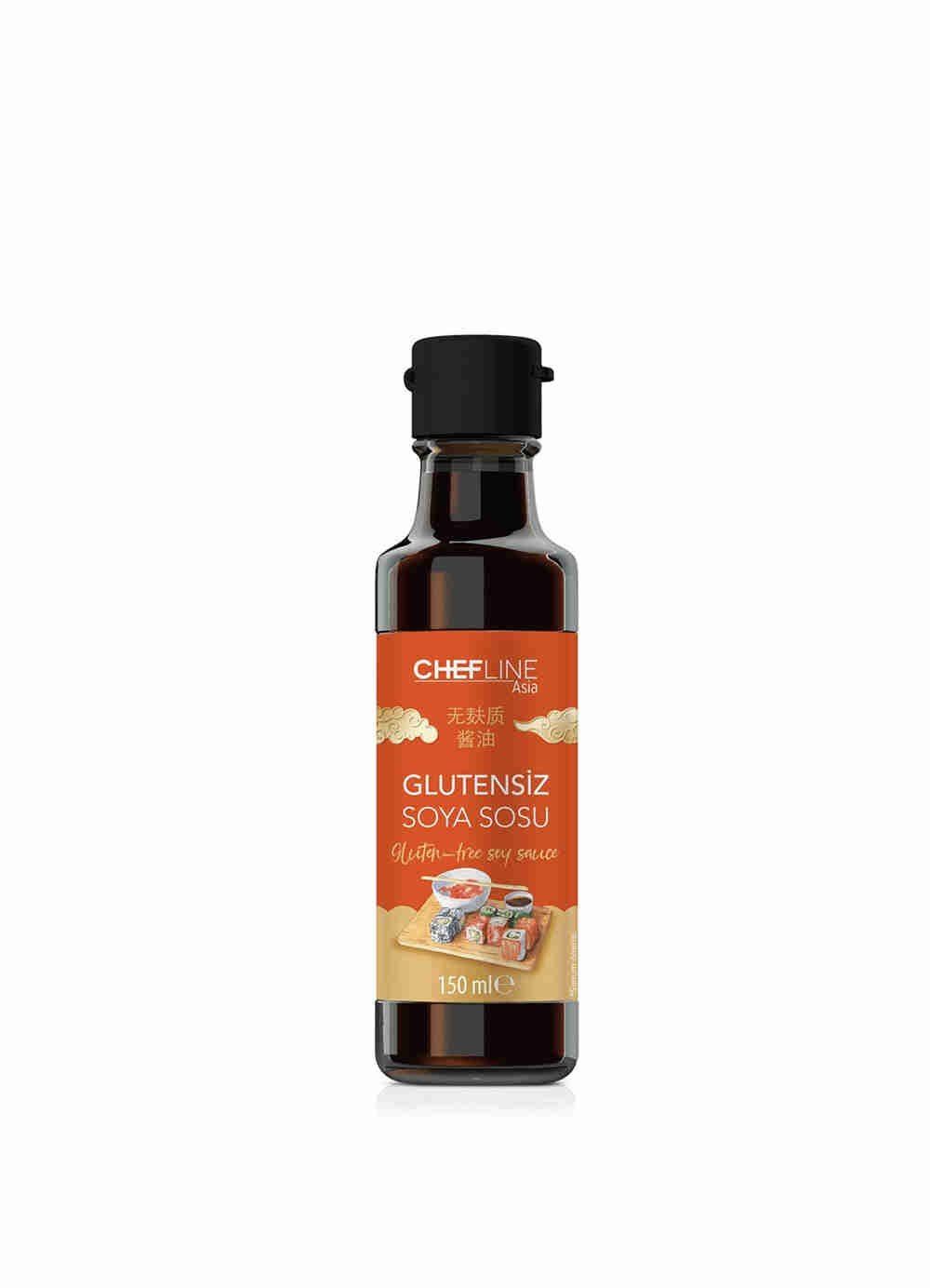 Chefline Glutensiz Soya Sosu 150 ml X 12 Adet - Koli