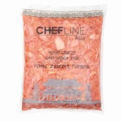 Chefline Pink Gari Shoga Pembe Zencefil Turşusu 1,5Kg X 10 Adet (Koli)