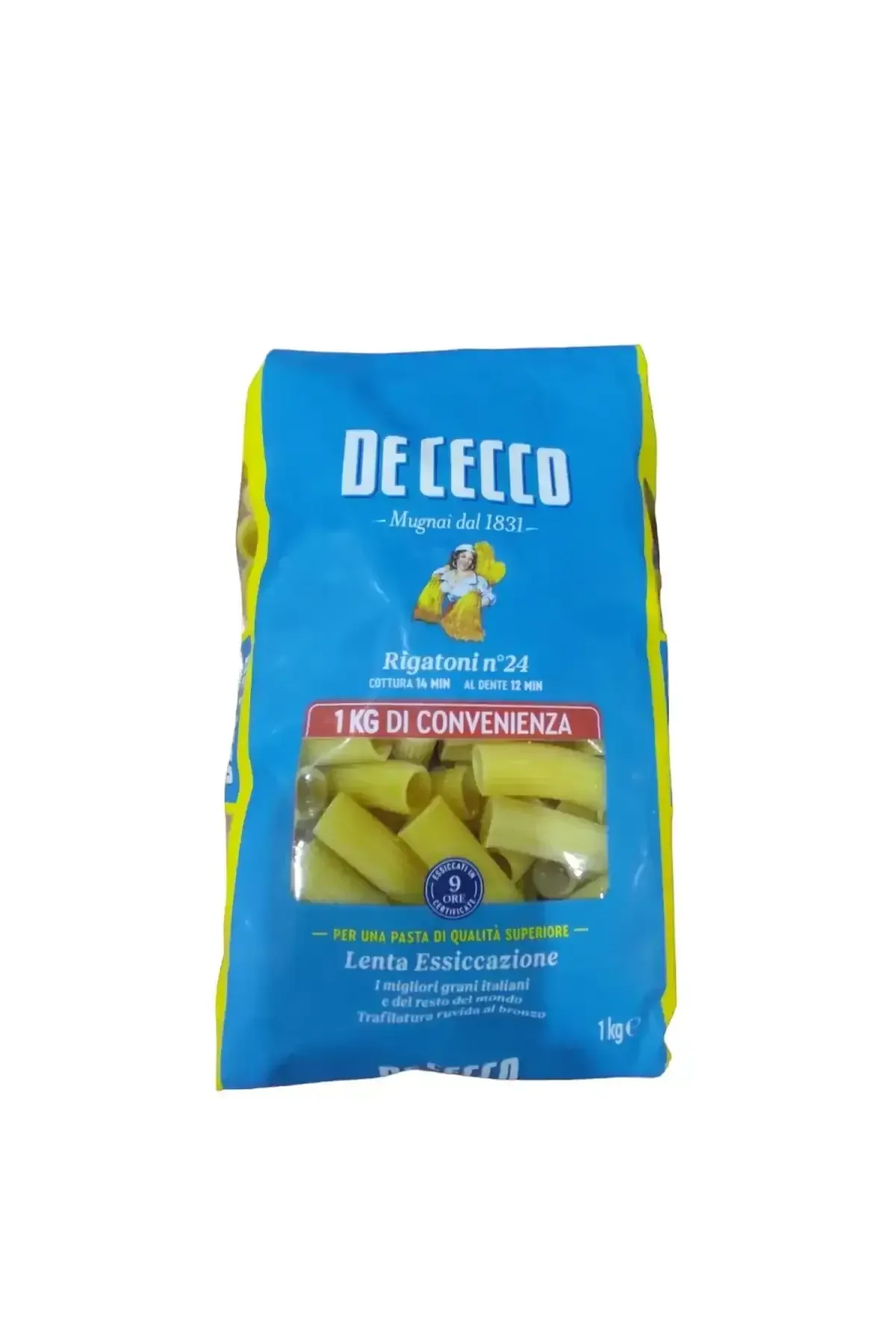 De Cecco Rigatoni / Düdük Makarna 1 Kg X 12 Adet - Koli