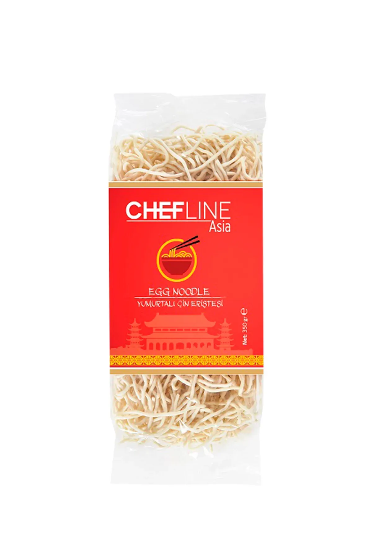 Chefline Noodle Yumurtalı Çin Eriştesi 350Gr X 50 Adet - Koli