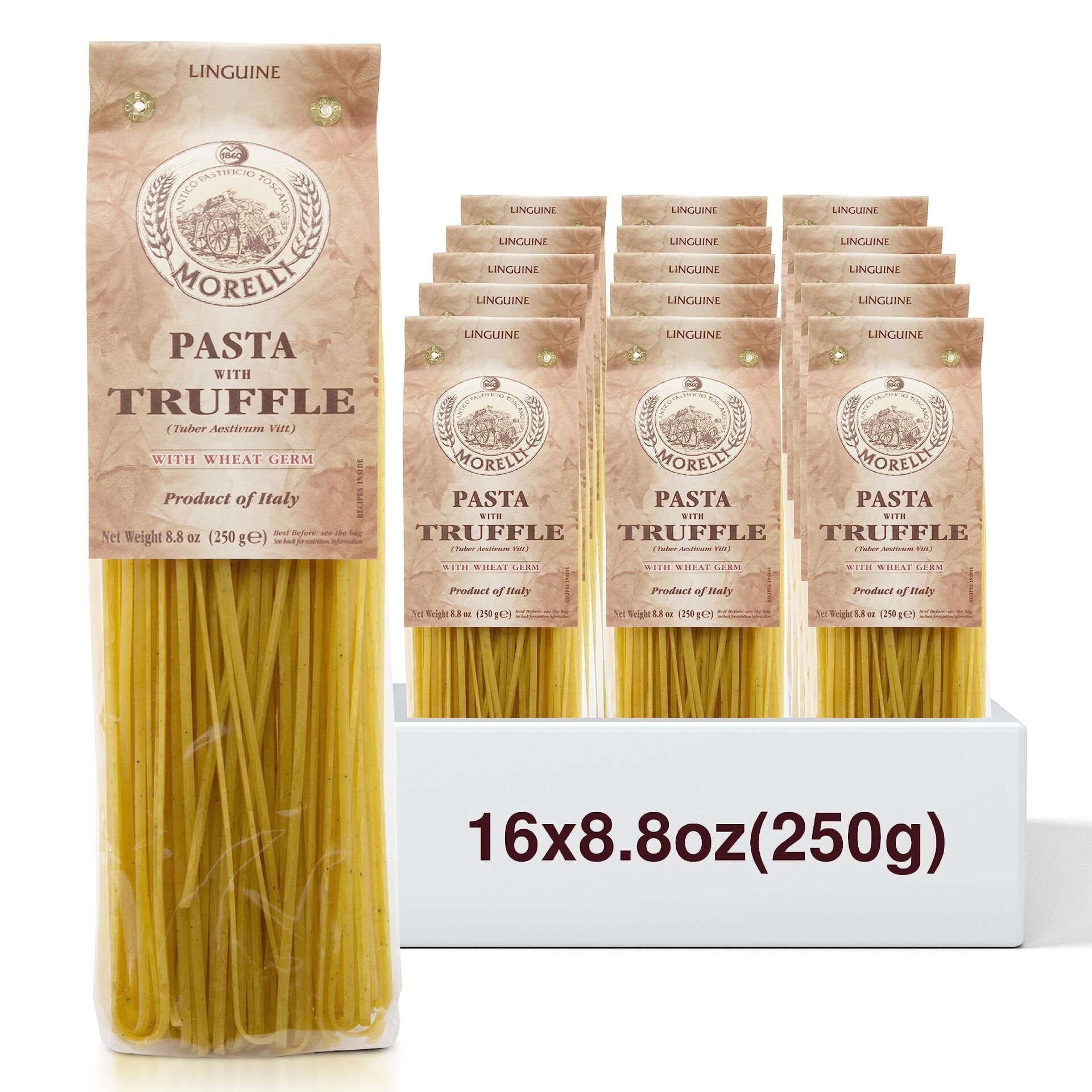 Morelli Linguine Trüf Rüşeym 250G x 16 Adet - Koli