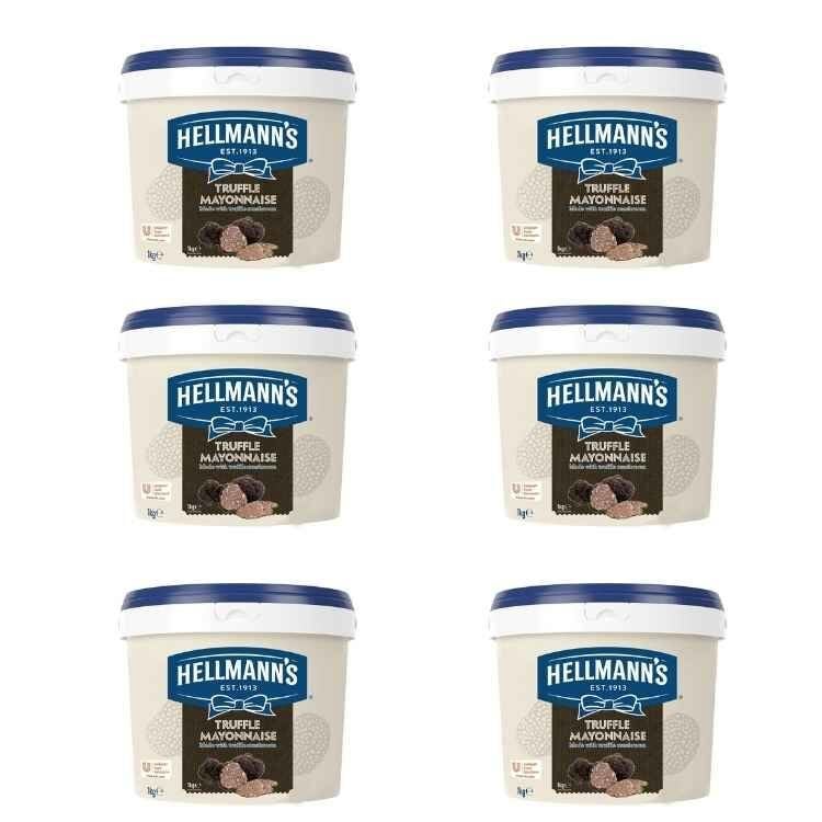 Hellman's Trüflü Mayonez 1Kg X 6 Adet (Koli)